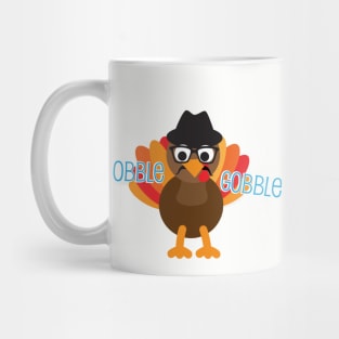 Gobble Gobble Thanksgiving Funny Turke Mug